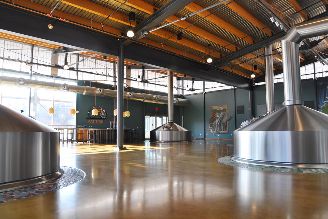 New Belgium Brewing Asheville brewery and tasting room New Belgium Brewing