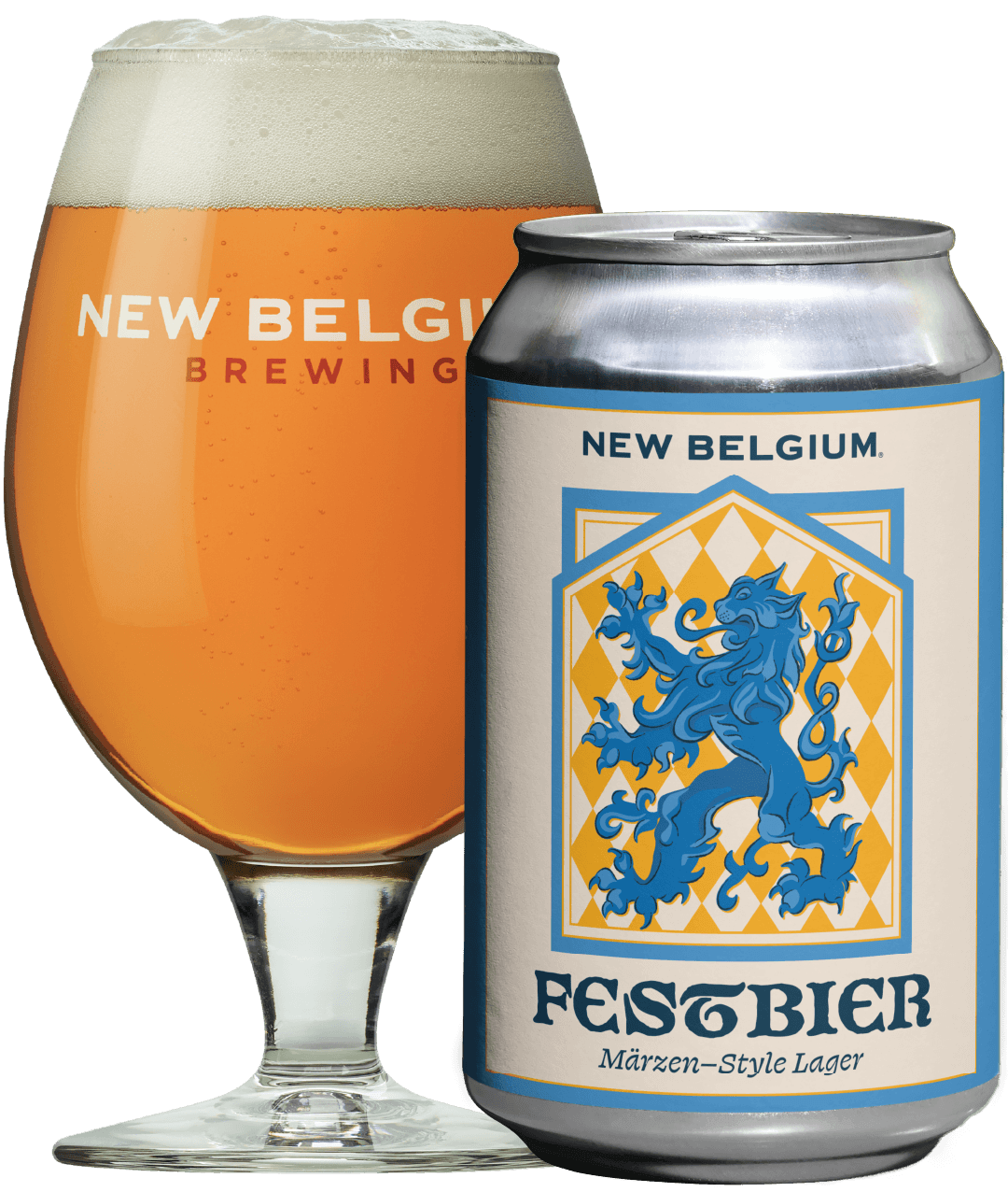 nbb festbier can glass d