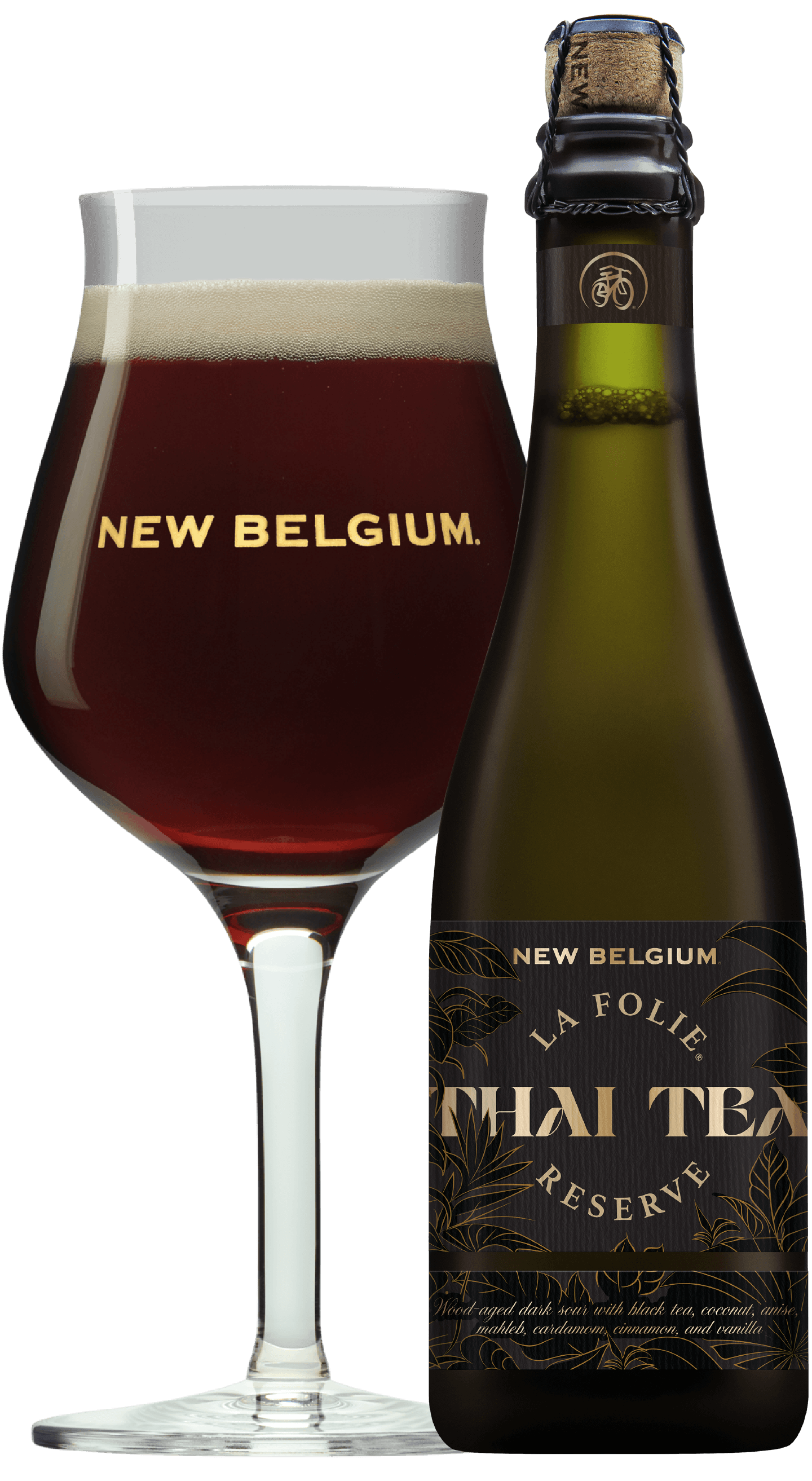 nbb la folie thai tea glass bottle d