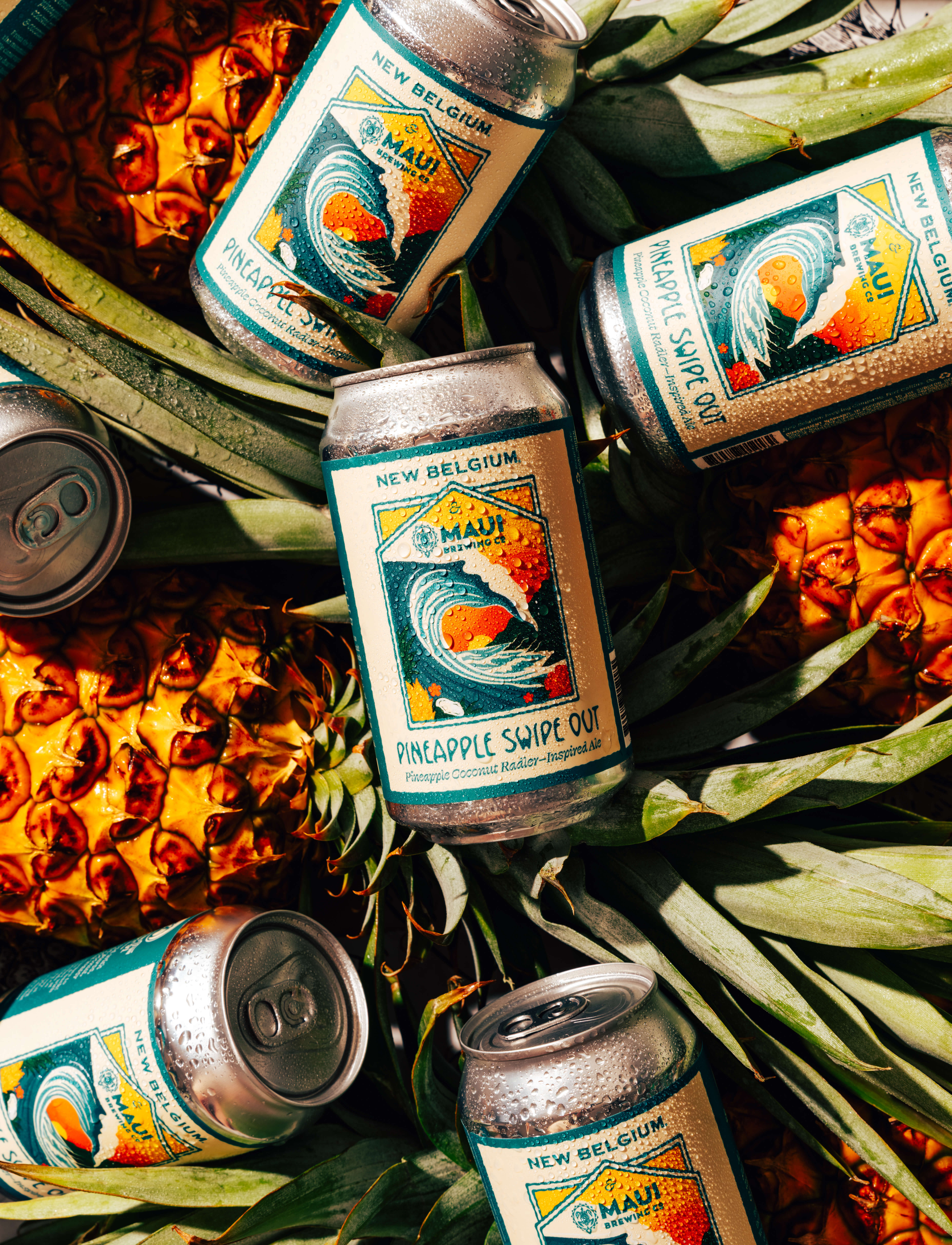 new belgium small batch maui brewing pineapple swipe out 8