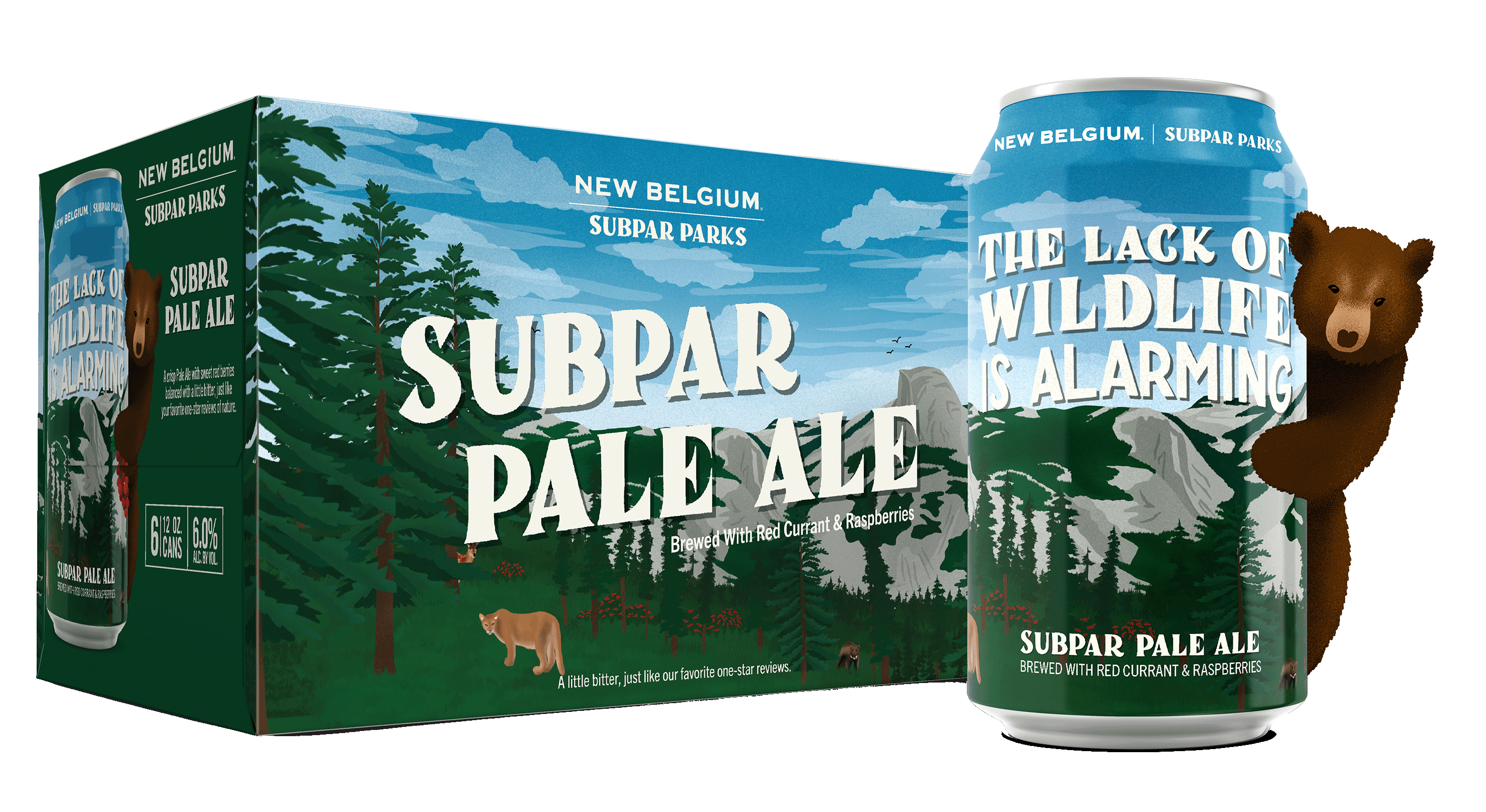SubPar Pale Ale Case Can Render With Bear