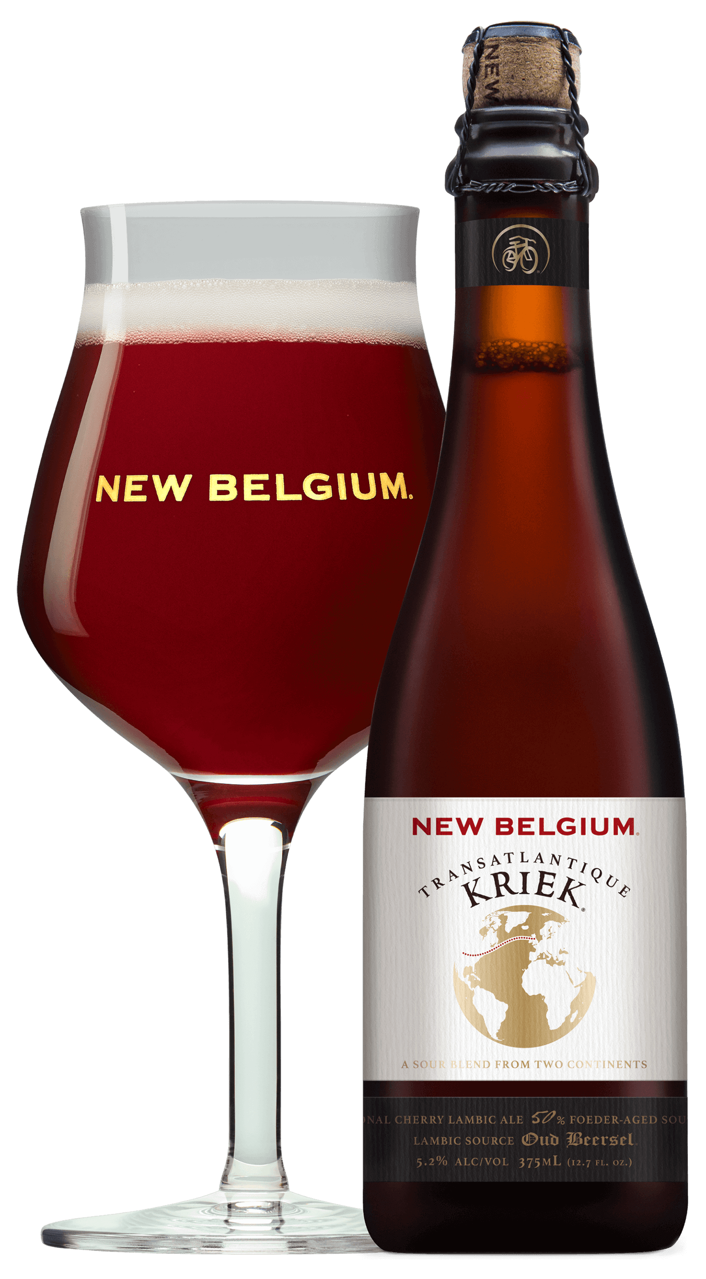 Transatlantique Kriek 375mL Btl glass web 1440 blk neck