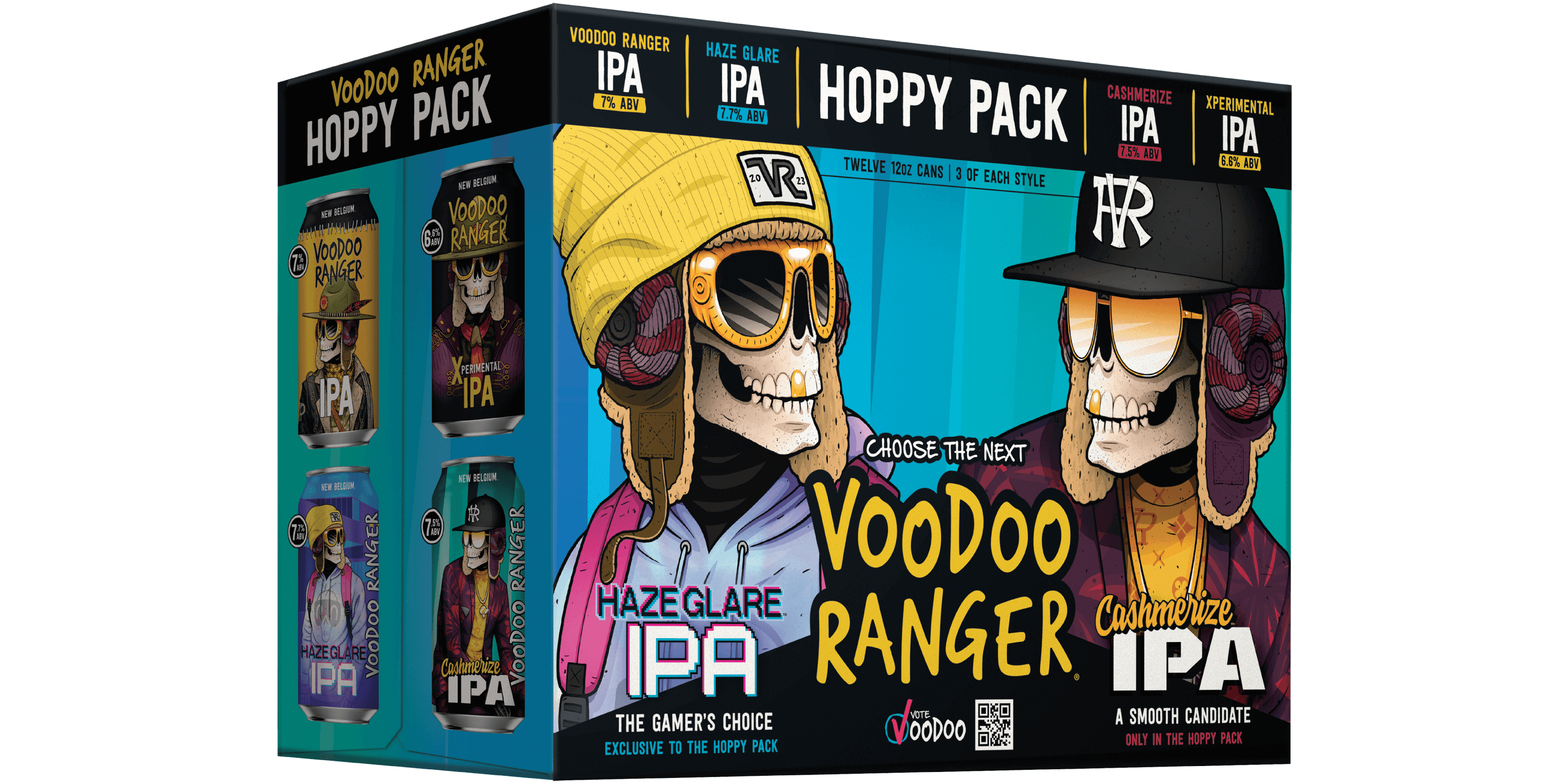Voodoo Ranger Hoppy Variety Pack New Belgium Brewing