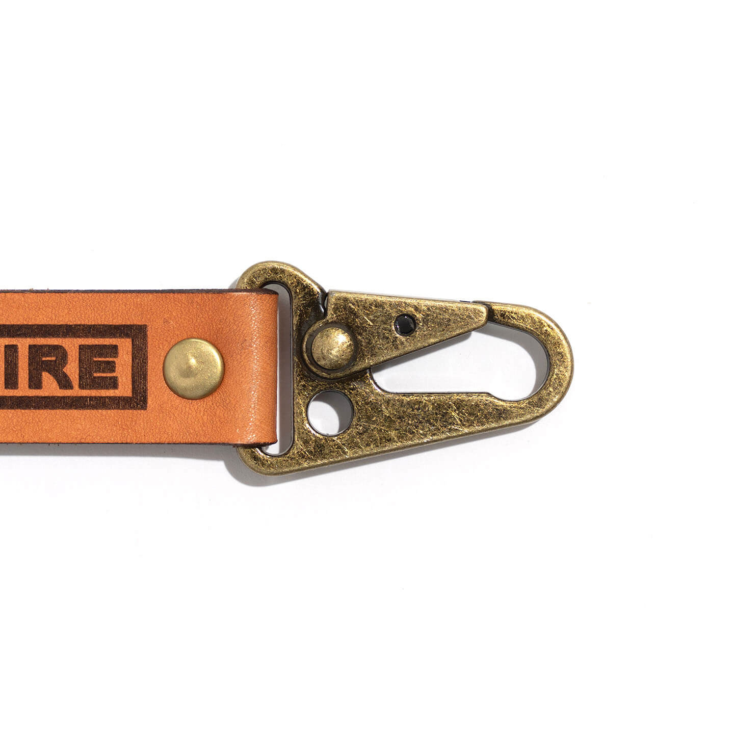 newbelgium merch 2022 fat tire leather key clip IMG 2