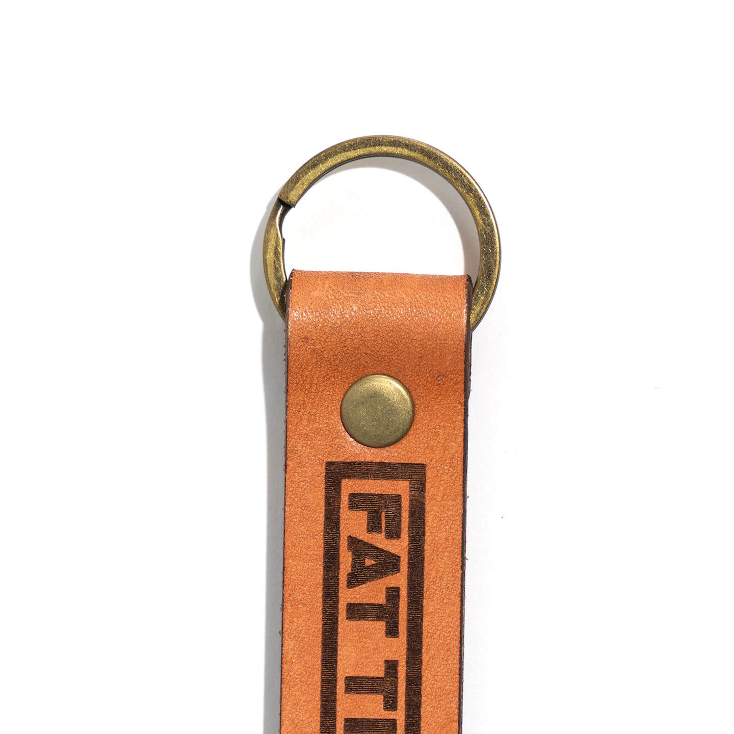 newbelgium merch 2022 fat tire leather key clip IMG 3