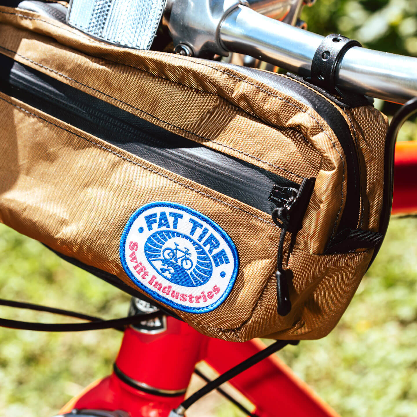 Swift X Fat Tire Kestrel Handlebar Bag | New Belgium Brewing Swift X Fat Tire Kestrel Handlebar Bag | New Belgium Brewing