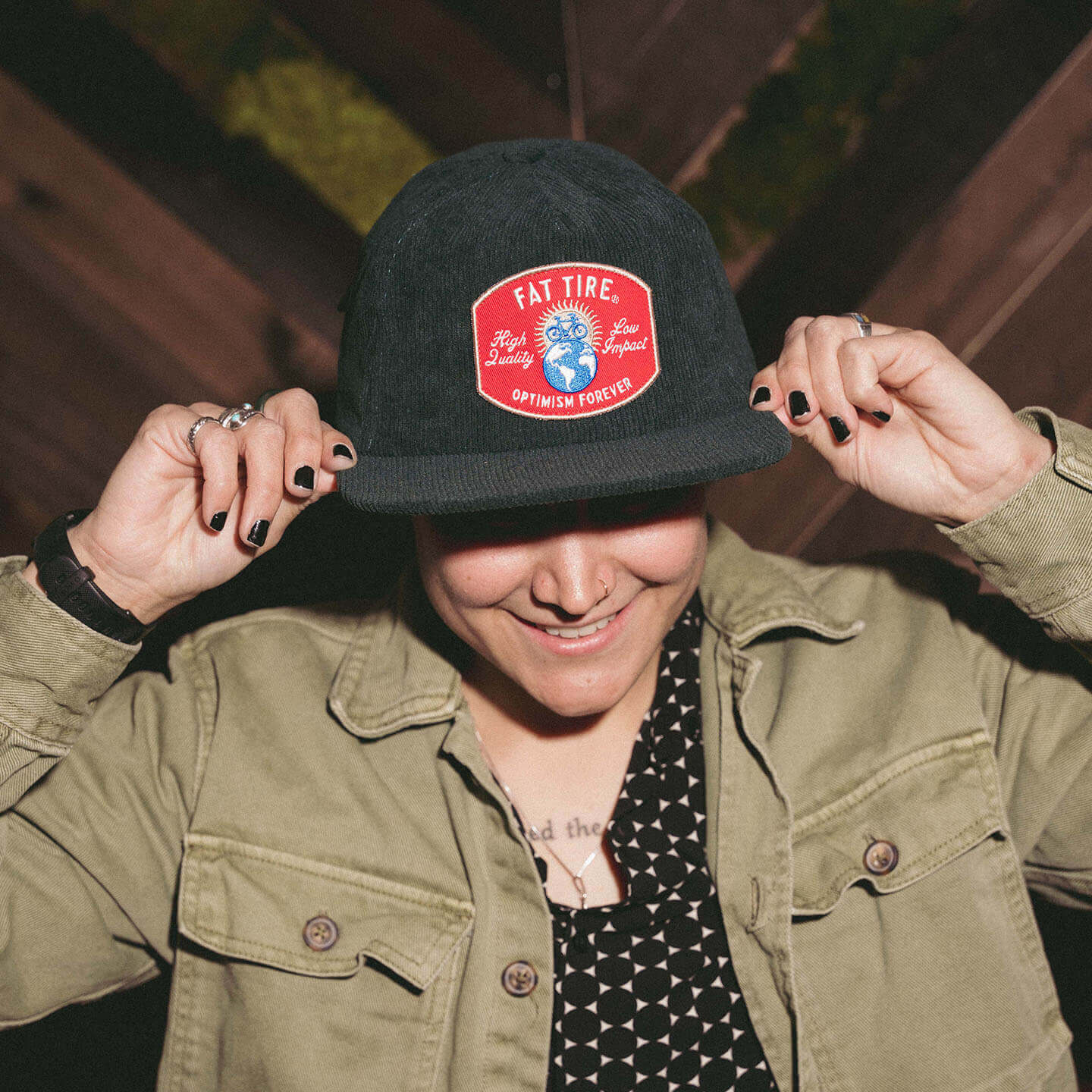 newbelgium merch 2022 fat tire green hat detail 4