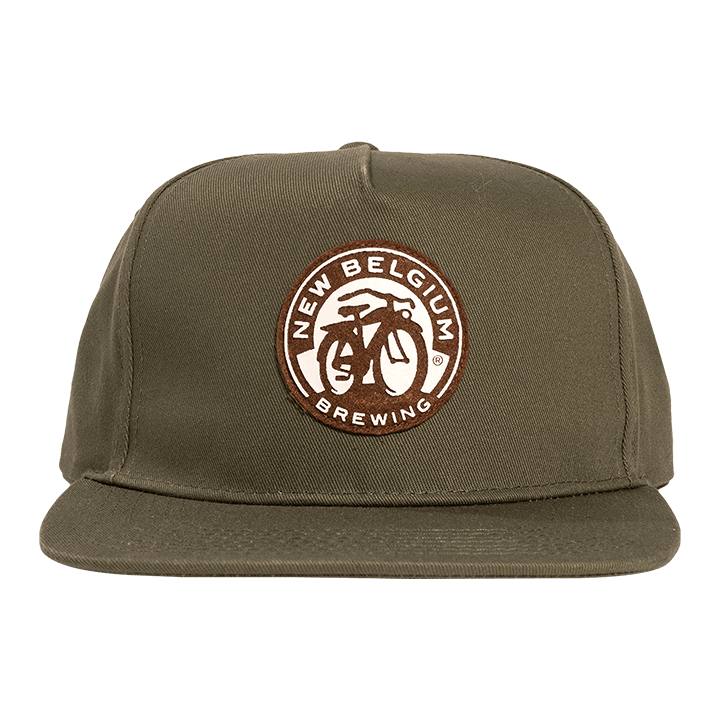 newbelgium merch 2023 logo green hat 720w