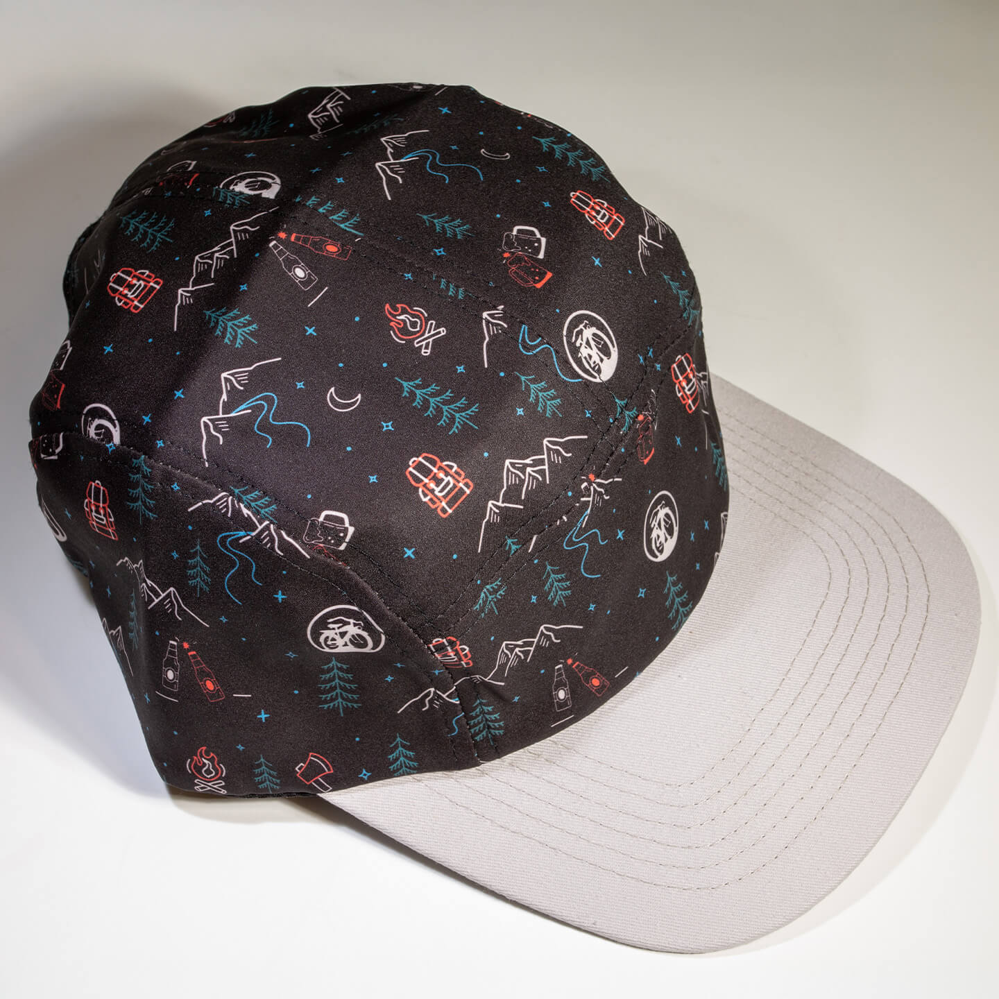 nbb Merch 7 panel Hat Detail 3