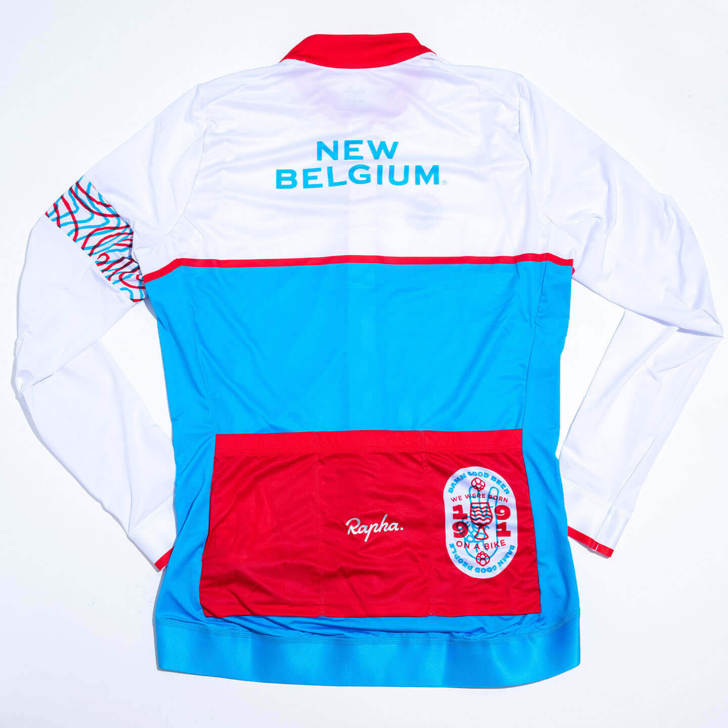 Rapha X New Belgium Long Sleeved Bike Jersey New Belgium Brewing