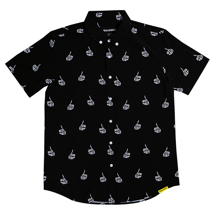 newbelgium 2023 merch voodoo skull hand button down 720w
