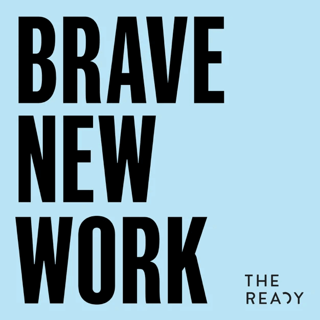 Logo for Brave New Work podcast